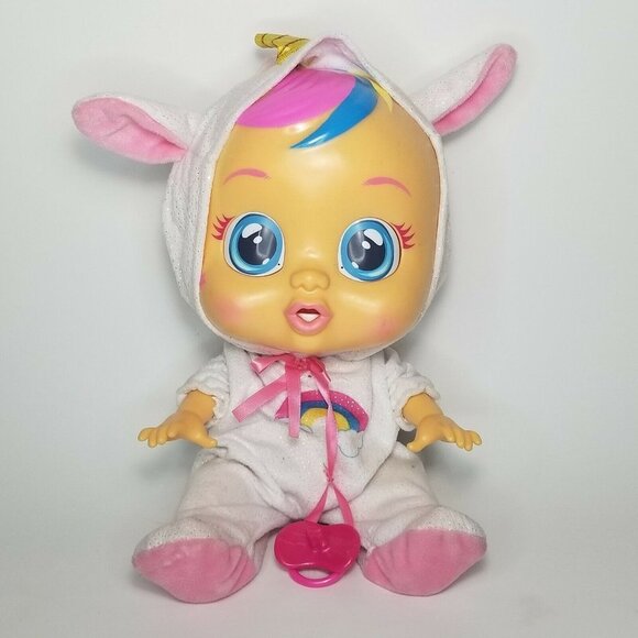 Cry Babies Dreamy The Unicorn Interactive Crying Doll - Picture 1 of 9